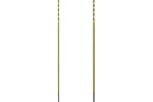 Greycore Tools 3/32 Inch x 6 Inch Cobalt Aircraft Extension Bit – 2 Pack M35 Cobalt Drill Bit, Industrial Titanium Coating – 