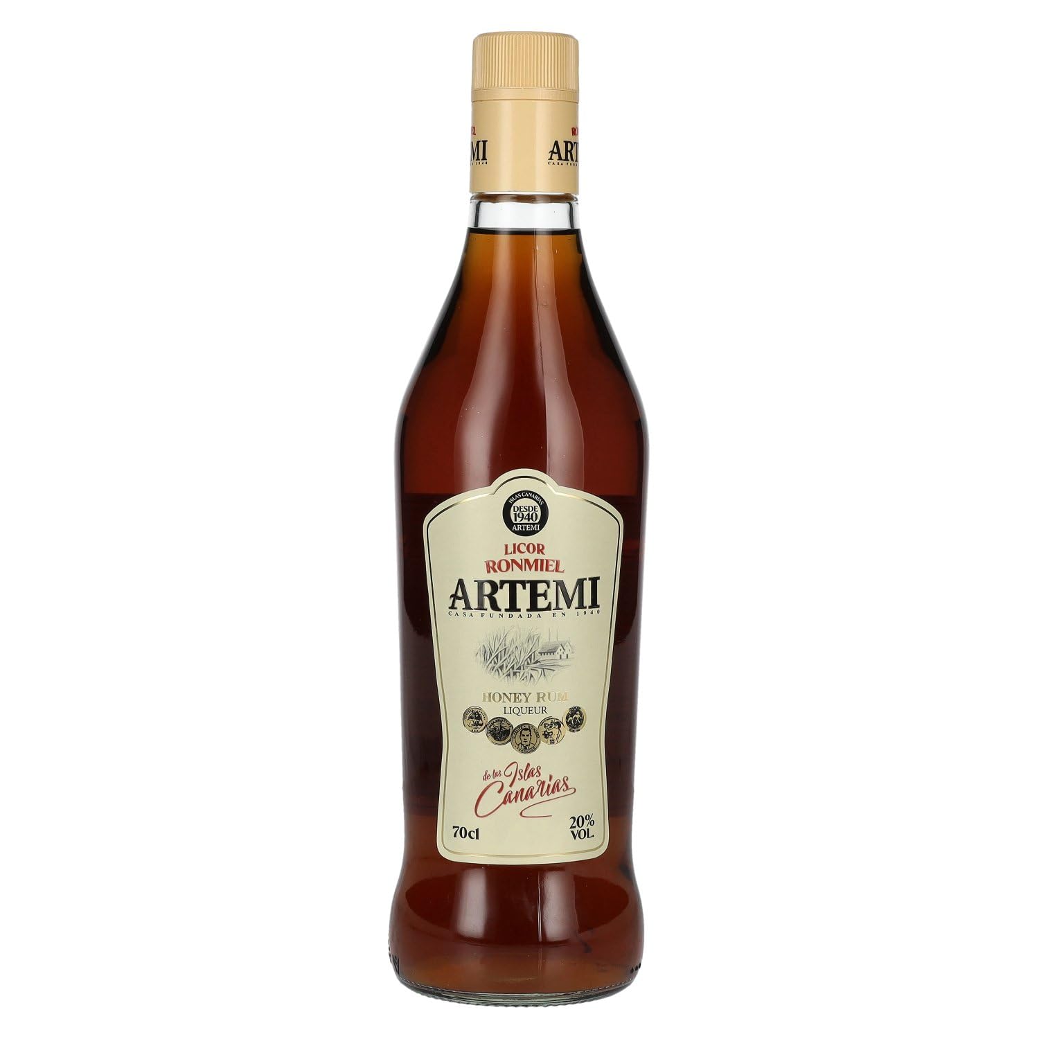 Ron Miel Canario Artemi Honey (Rum Canary Islands 0,7l Liqueur 0.7 Litre