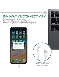 iVALUX   Funda para iPhone XR, 4000 mAh, ultra delgada, ligera, portátil, con batería recargable, para Apple iPhone XR, color negro
