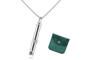 Tetalalu Anxiety Necklace-Breathing Necklace,Quit Smoking Necklace,Necklace for Meditation,Mindfulness Tool for Breathwork, Stress Relief Necklace,Stress Relief Gift for Men and Women