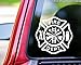 Minglewood Trading Fire Department vinyl decal sticker 5
