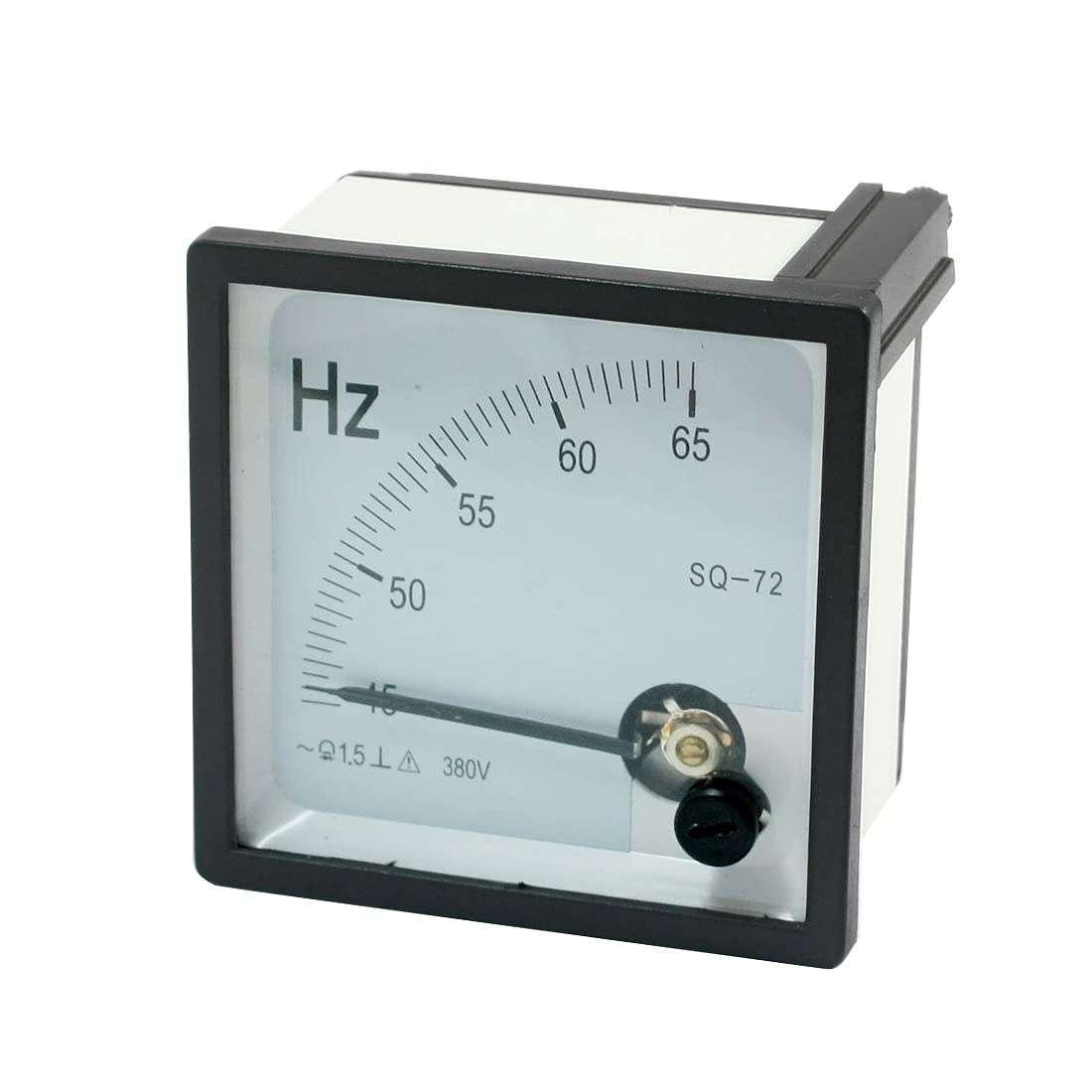Sourcingmap AC 380V 45-65Hz Range Square Dial Frequency Measurement Panel Meter