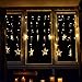 YINUO LIGHT 12 Stars 138 LED Curtain String Lights, Window Curtain Lights with 8 Flashing Modes Decoration Christmas, Wedding, Party, Home, Patio Lawn, Warm White