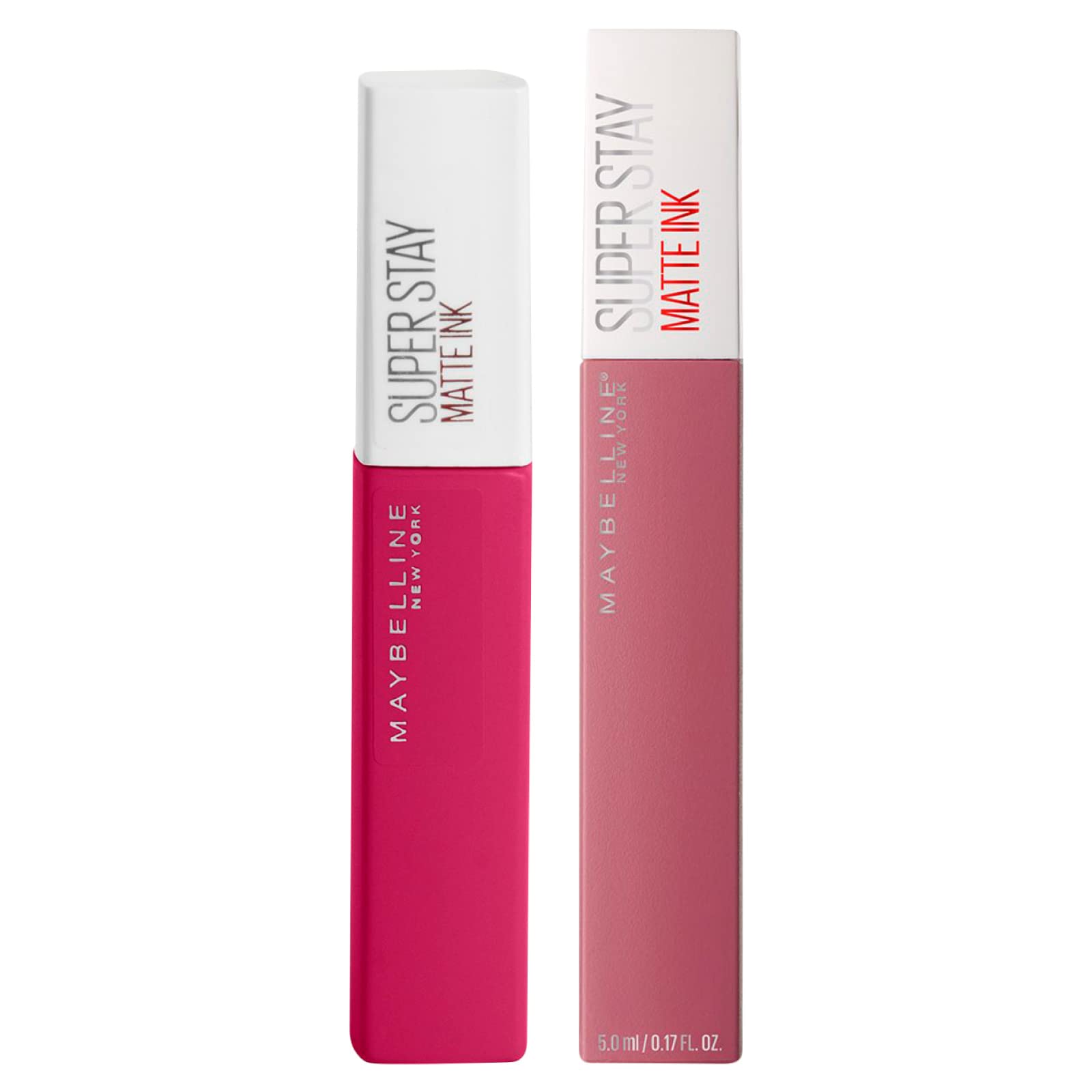 Maybelline New York SuperStay Matte Ink Full Coverage Lip Tint Intense Long-Lasting Color with Precision Tip Applicator - Make Up Kit with 2 Lipsticks: 120 Artist + 15 Lover — image 1
