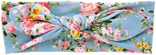 Baby Toddler Kids Headband, TRENDINAO Baby Rabbit Ears Elastic Flowers Bowknot Headband