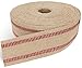 Briar Hill 3.5 Inch x 72 Yards Upholstery or Craft Jute Webbing, Natural with Red Stripes