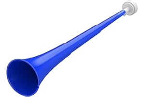 OUFFUN Collapsible Stadium Horn 24 Inch Vuvuzela Plastic Trumpet Horn Blow Horn Noisemakers Loud Sound Soccer Horn Cheer Horn for Sporting Events Graduation Games School Party Supplies Favors Accessories