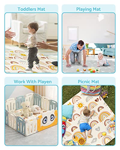 71x 59inches Extra Large Baby Crawling Mat Baby Play Mat Game Mat,0.2-Inch Thick