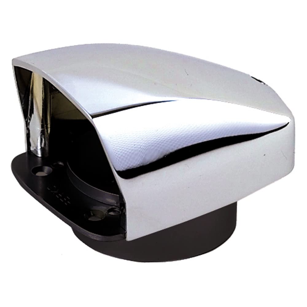 Perko 0870DP0CHR Chrome-Plated Cowl Ventilator | 3" Duct Marine Vent