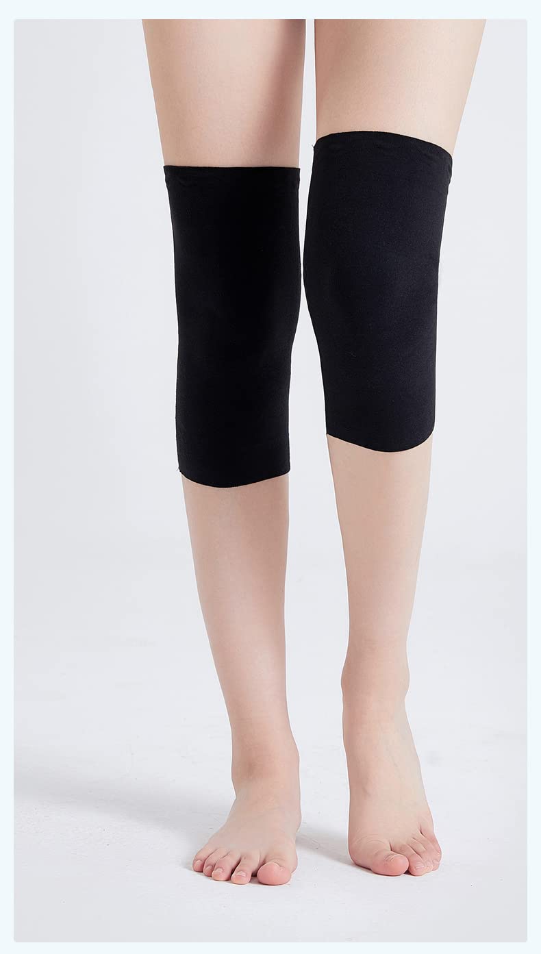 Fleece Knee Warmer Knee Brace Support Winter Thermal Compression Knee Wrap Sleeves Treating Knee Injury for Arthritis, Joint Pain Relief, Sports Injury Recovery