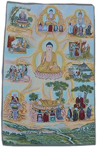 Tibetan Buddhist Thangka Fine silk embroidery painting Tapestry 90cm 60cm