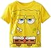 SpongeBob SquarePants Little Boys' Toddler T-Shirt, Light Yellow, 2T