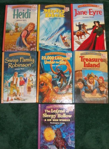 CLASSICS:THE LEGEND OF SLEEPY HOLLOW-20,000 LEAGUES UNDER THE SEA-TREASURE ISLAND-SWISS FAMILY ROBINSON-HEIDI-JANE EYRE-MOBY DICK