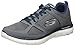 Skechers Sport Men's Flex Advantage 2.0 Oxford Sneaker,Charcoal/Blue,9 M US