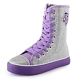 Orgrimmar Girls Hi-top Sequins Canvas Shoes(little Kid,big Kid)