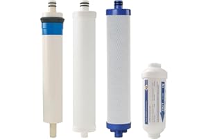 WUHUFILTRA Culligan Compatible Full Replacement Filter Set With Membrane for AC-30 Reverse Osmosis System