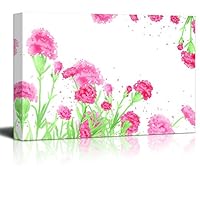 Canvas Wall Art Mother's Day Theme Canvas Prints Home Artwork Decoration for Living Room Bedroom - 12x18 inches