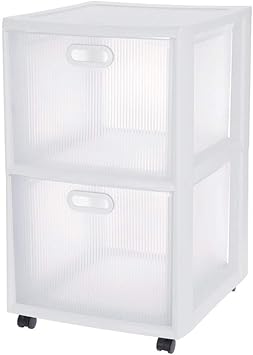 Amazon Com Sterilite 36208002 Ultra 2 Drawer Cart Kitchen