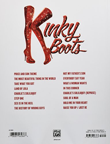 Lauper cyndi kinky boots broadway musical vocal selections pvg book: Piano/Vocal/Guitar - Image 3
