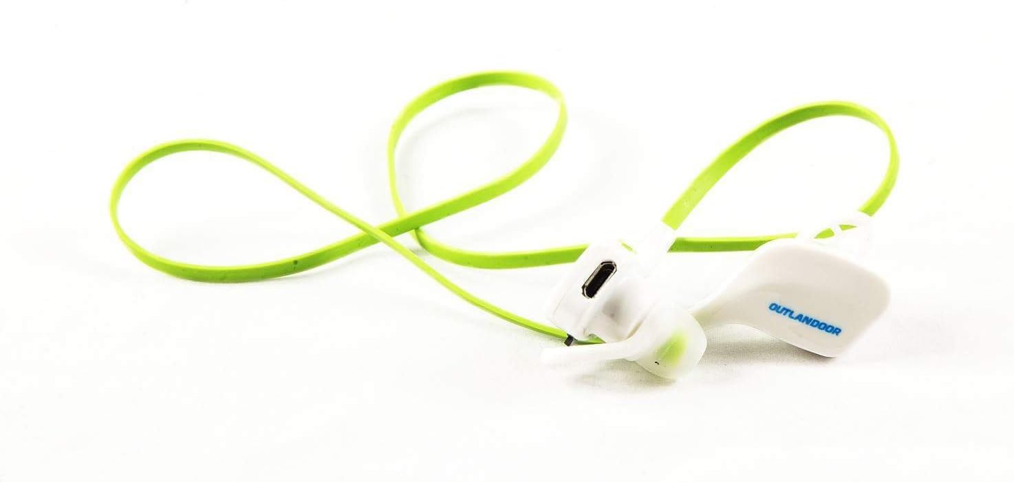 Bluetooth Headphones, OUTLANDOOR for Sport,Running,Fitness and Traveling.Wireless Earbuds Earphones with Microphone,White color
