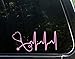 Sweet Tea Decals Stethoscope Heart (Pink) - 8