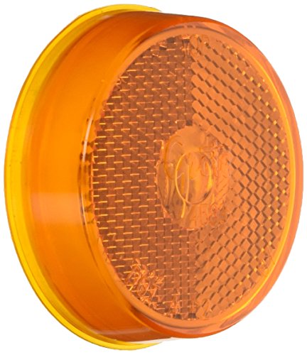 Grote 45833 Yellow 2 1/2" Round Clearance Marker Light (Built-In Reflector)