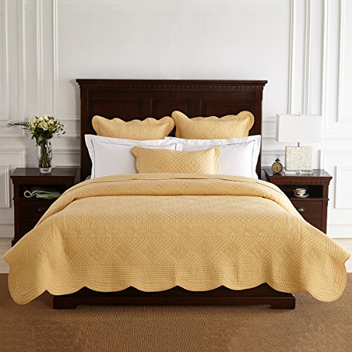 Top 10 gold quilt set king