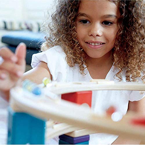 Hape Quadrilla Marble Runs Kids Wooden Music Motion Blocks Play Set