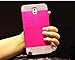 Galaxy Note 3 Case ,LA GO GO(TM) Beauty Luxury Diamond Hybrid Glitter Bling Hard Shiny Sparkling with Crystal Rhinestone Metal Aluminum Back Cover Case for Samsung Galaxy Note 3 N9000 (Hot Pink, Galaxy Note 3)