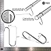 Pro Chef Kitchen Tools Flat Hanging Hooks - Pot Racks S Hook 10 Pack Set - Hang Display Jewelry - Metal Utility Hooks for Outdoor Storage Organization - Butcher Meat Hangers for Bacon Sausage Smokers