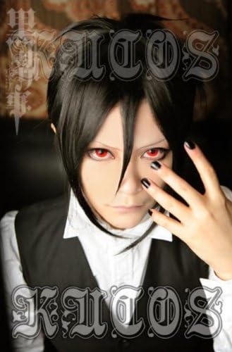 Amazon 耐熱コスプレウィッグ 黒執事 セバスチャン ミカエリス おまけセット コスプレ 仮装 通販