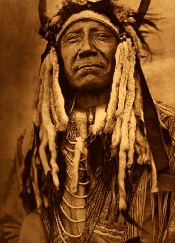 "Two Moons Cheyenne" Edward Curtis Native American Art