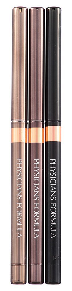 Physician's Formula-Shimmer Strips Custom Eye Enhancing Eyeliner Trio-Set of 3 Eyeliners for a Natural Nude Look-Long-wearing, Waterproof Formula-for Sensitive Eyes and Contact Lens Wearers, Brown