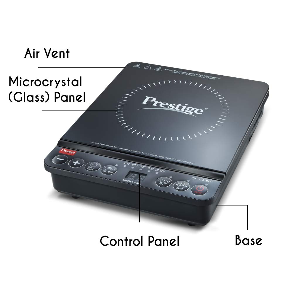 Prestige Induction Cooktop PIC 1.0 Mini 1200Watt Best Price With