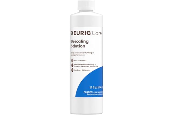Keurig Brewer Cleaner Includes 14 oz. Descaling Solution, Compatible Classic/1.0 & 2.0 K-Cup Pod Coffee Makers