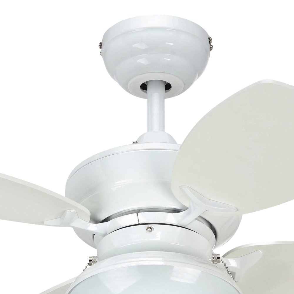 Yosemite Home Decor Hurricane Wh 28 Inch Ceiling Fan With Light