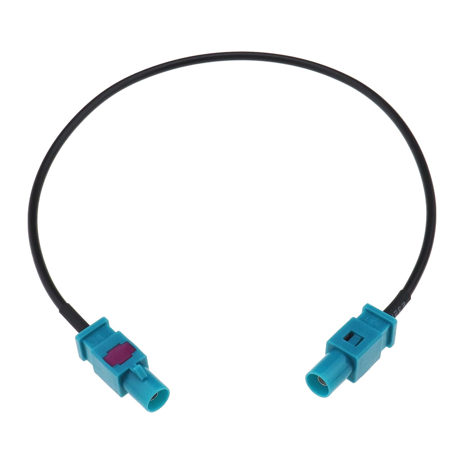 EMSea Fakra Z Male to Male Vehicle Antenna Adapter Cable RG174 Coaxial Cable 30cm for DAB GPS FM Antenna Radio Scanner Amateur Radio Transceiver Portable CB Radio