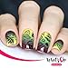Whats Up Nails - A011 Leaves Are Fall-ing Stamping Plate for Autumn Nail Art Design