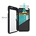 iPhone 6 Case, SQdeal Women Fashion Multi-function Travel Makeup Mirror Phone Case with Card Slot & Holder for iPhone 6 6s 4.7 inch (Black)