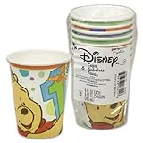 Winnie the Pooh Boy or Girl 1st Birthday Paper Cups (8ct) by Hallmark