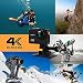4K Action Camera, Vmotal 16MP WiFi Waterproof Sports Action Camera, 5M Underwater Camera with 150°Degree Wide Angle Lens/No Housing Needed (Black)thumb 2