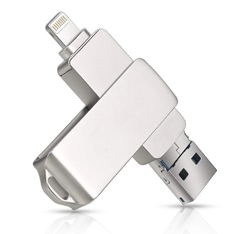 256 GB 3 in 1 USB Flash Drive Memory Expansion Multifunktions USB Stick kompatibel für iPhone Android Windows