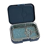 YUMBOX Leakproof Bento Lunch Box Container (Espace Blue) for Kids and Adults with Glow in the Dark Stars!