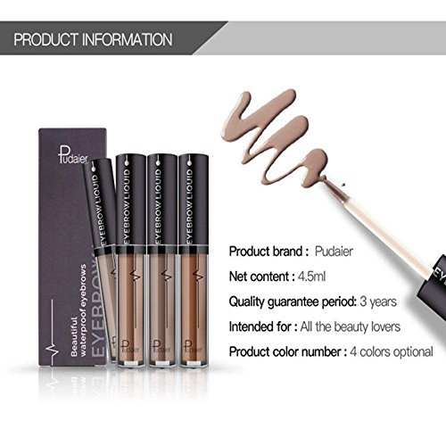 Oceaneshop Pudaier Brand Long Lasting Eye Cosmetic Gel Tint Cream Liquid Eyebrow Gel Brow Enhancers Natural Dye Paint