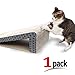 iPrimio Cat Scratcher Ramp - Foldable for Travel & Easy Storage - Great for Cats Playing Over, Laying, & Scratching - Patent Pending Design (1 Pack)