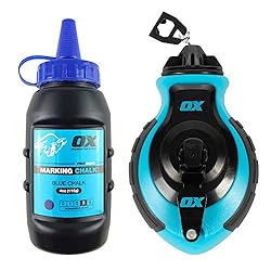 OX Tools Professional Chalk Line Reel & Chalk