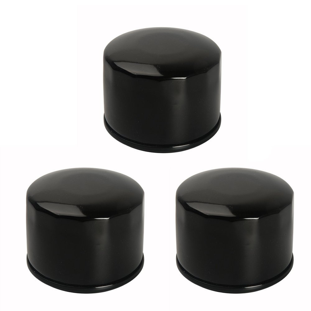 OxoxO 3pcs Oil Filter Compatible with Kawasaki FX600V FR691V FR651V FX600V FS730 FX600v FS451V FS691V FS651V 19HP 21.5HP 22HP 23HP 24HP 26HP replacement #49065-7007 49065-7002 49065-2057