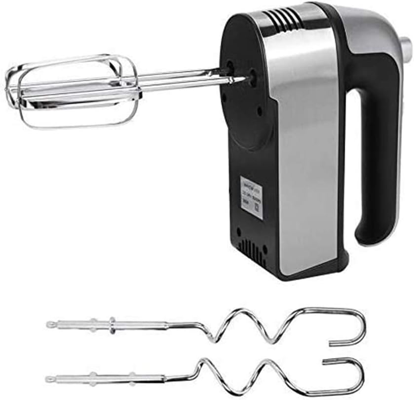 Food Whisk Electric Mixer Handheld 5Speed Lightweight Handheld Whisk with 2 Beaters