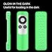 Fintie Protective Case for Apple TV 2 3 Remote Controller - CaseBot (Honey Comb Series) Light Weight (Anti Slip) Shock Proof Silicone Sleeve Cover, Green Glow in The Dark
