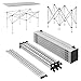 Best Choice Products 55in Portable Roll-Up Aluminum Camping Picnic Table w/Carrying Bag – Silverthumb 3